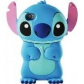 Capa Stitch Disney 3d Para iPhone 4/4S -Azul